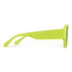 Gafas de sol de plástico duro reciclado y con protección UV400 color verde lima tercera vista
