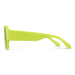 Gafas de sol de plástico duro reciclado y con protección UV400 color verde lima cuarta vista