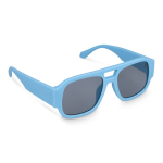 Gafas de sol de plástico duro reciclado y con protección UV400 color azul claro