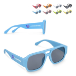 Gafas de sol de plástico duro reciclado y con protección UV400