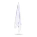 Toalla de poliéster de secado rápido con sublimación 200g/m² 50x100cm color blanco tercera vista