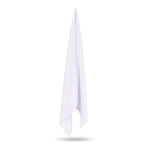 Toalla de poliéster de secado rápido con sublimación 200g/m² 70x140cm color blanco tercera vista