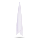 Toalla de poliéster de secado rápido con sublimación 200g/m² 100x180cm color blanco tercera vista