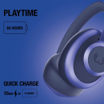 Auriculares de diadema con control de volumen Fresh'n Rebel Clam Blaze 2 color azul novena vista