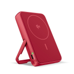 Power bank magnética con carga inalámbrica Fresh'n Rebel 10.000mAh color rojo