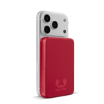 Power bank magnética con carga inalámbrica Fresh'n Rebel 10.000mAh color rojo segunda vista