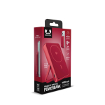 Power bank magnética con carga inalámbrica Fresh'n Rebel 10.000mAh color rojo