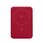 Power bank magnética con carga inalámbrica Fresh'n Rebel 10.000mAh color rojo cuarta vista