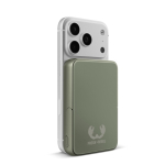Power bank magnética con carga inalámbrica Fresh'n Rebel 10.000mAh color verde segunda vista