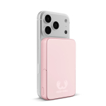 Power bank magnética con carga inalámbrica Fresh'n Rebel 10.000mAh color rosa segunda vista