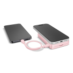 Power bank magnética con carga inalámbrica Fresh'n Rebel 10.000mAh color rosa sexta vista