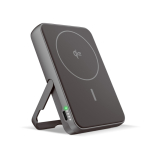 Power bank magnética con carga inalámbrica Fresh'n Rebel 10.000mAh color gris oscuro