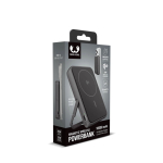Power bank magnética con carga inalámbrica Fresh'n Rebel 10.000mAh color gris oscuro