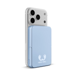 Power bank magnética con carga inalámbrica Fresh'n Rebel 10.000mAh color azul claro segunda vista