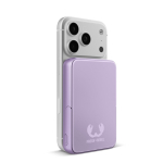 Power bank magnética con carga inalámbrica Fresh'n Rebel 10.000mAh color lila segunda vista