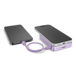 Power bank magnética con carga inalámbrica Fresh'n Rebel 10.000mAh color lila sexta vista