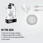 Auriculares inalámbricos con botones clicables Fresh'n Rebel Twins Core 2 color gris claro novena vista