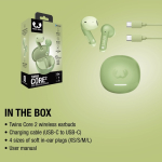Auriculares inalámbricos con botones clicables Fresh'n Rebel Twins Core 2 color verde lima novena vista