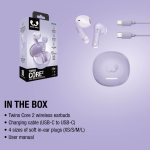 Auriculares inalámbricos con botones clicables Fresh'n Rebel Twins Core 2 color lila novena vista