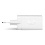 Cargador rápido con triple puerto 1 USB-A y 2 USB-C Fresh'n Rebel 67W color gris claro tercera vista