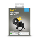 Timbre de bicicleta con localizador oculto para Android y Apple color negro septima vista