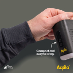 Bomba de aire inalámbrica recargable con USB-C y 3 en 1 con luz color negro quinta vista