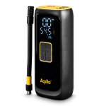 Compresor portátil de inflado rápido con linterna y powerbank de 4000mAh color negro