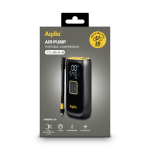 Compresor portátil de inflado rápido con linterna y powerbank de 4000mAh color negro