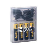 Paquete de 4 pilas AAA recargables con conexión USB-C de 600mAh vista principal