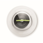 Bombilla LED decorativa con diseño de filamento y accionada con pilas color verde fluorescente octava vista