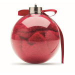 Calcetines navideños de poliéster en bola para árbol de Navidad talla M color rojo segunda vista