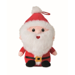 Peluche de Papá Noel de poliéster y bordado con lazo para colgar color rojo segunda vista