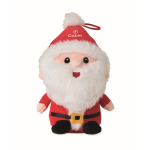 Peluche de Papá Noel de poliéster y bordado con lazo para colgar color rojo vista principal segunda vista