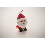 Peluche de Papá Noel de poliéster y bordado con lazo para colgar color rojo vista fotografía tercera vista