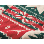 Jersey navideño de punto 100% acrílico con temática navideña color beige vista fotografía septima vista