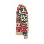 Jersey navideño de punto 100% acrílico con talla única talla L-XL color beige segunda vista