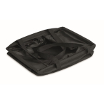 Organizador de RPET plegable multifunción con asas y bolsillos color negro segunda vista
