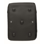 Organizador de RPET plegable multifunción con asas y bolsillos color negro novena vista