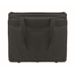 Organizador de RPET plegable multifunción con asas y bolsillos color negro decima vista