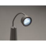 Lámpara de escritorio y linterna 2 en 1 con luz regulable en 3 modos color blanco vista fotografía septima vista