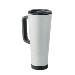 Vaso térmico de acero inox. con doble pared y bocina integrada 700ml color blanco