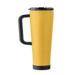 Vaso térmico de acero inox. con doble pared y bocina integrada 700ml color amarillo sexta vista