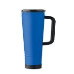 Vaso térmico de acero inox. con doble pared y bocina integrada 700ml color azul real