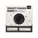 Localizador en formato llavero compatible con Apple y Android color negro octava vista