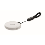Localizador en formato llavero compatible con Apple y Android color blanco sexta vista
