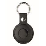 Localizador en forma de llavero con funda de PU antipérdida color negro octava vista