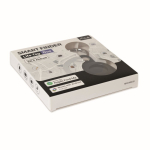 Localizador en forma de llavero con funda de PU antipérdida color negro