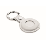 Localizador en forma de llavero con funda de PU antipérdida color blanco tercera vista