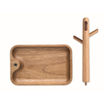 Bandeja de madera de acacia para pequeños objetos de uso diario color madera septima vista