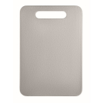 Tabla de cortar de acero inoxidable pequeña para uso profesional color plateado